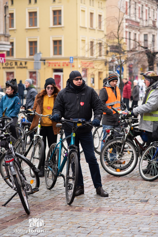Rowerowa masa krytyczna WOŚP