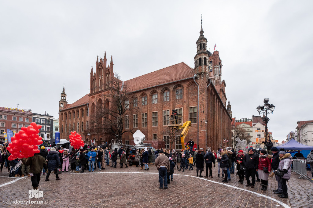 Wielka Ściskawa na rynku z okazji WOŚP
