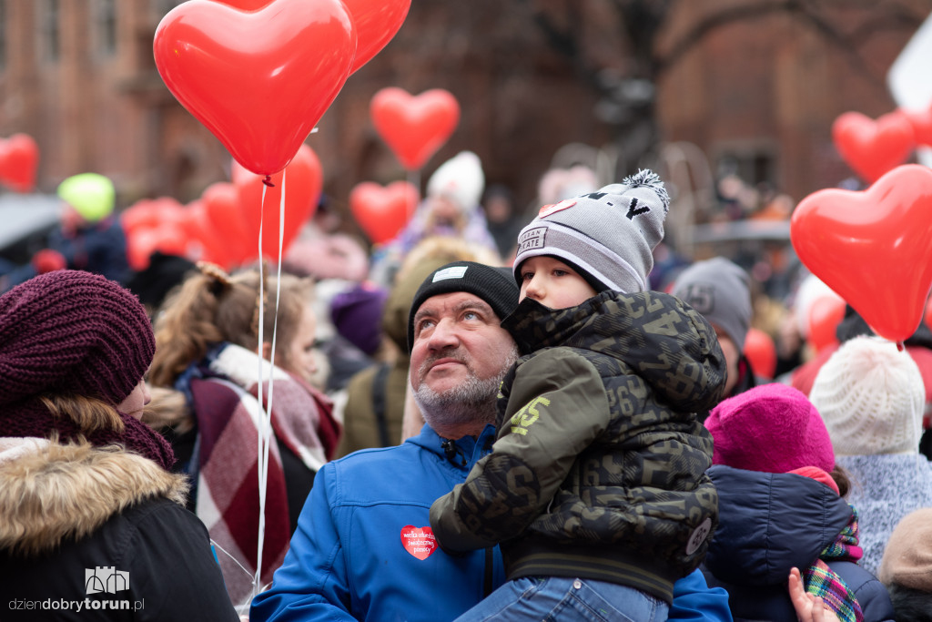 Wielka Ściskawa na rynku z okazji WOŚP