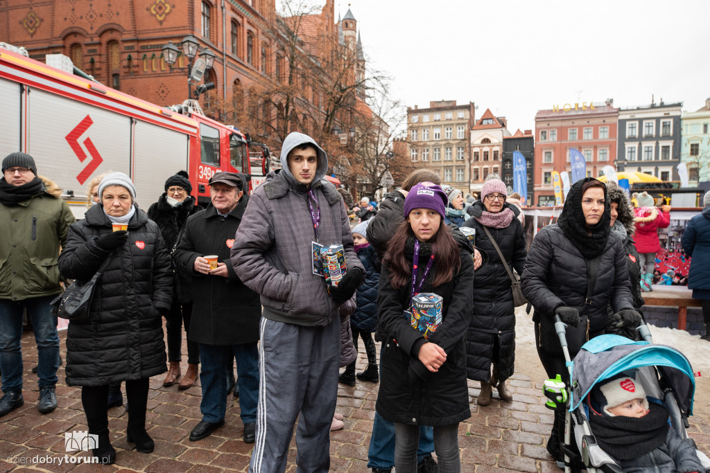 Wielka Ściskawa na rynku z okazji WOŚP