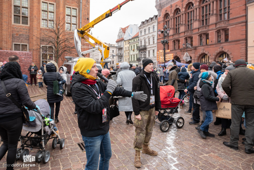 Wielka Ściskawa na rynku z okazji WOŚP