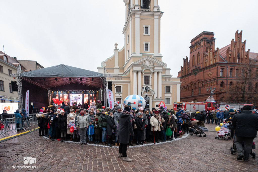 Wielka Ściskawa na rynku z okazji WOŚP