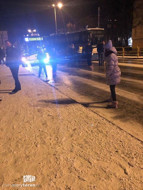 Komunikacyjny paraliż na ulicach Torunia