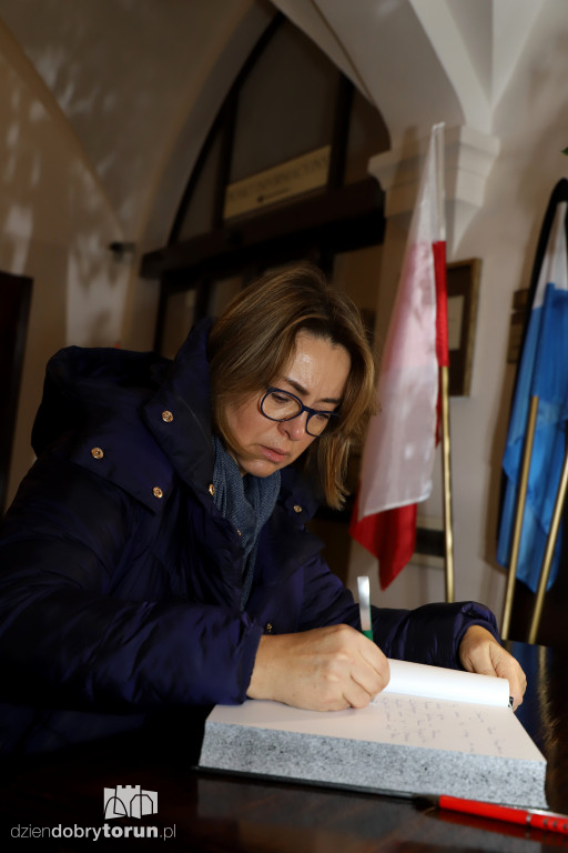 Księga kondolencyjna dla Pawła Adamowicza