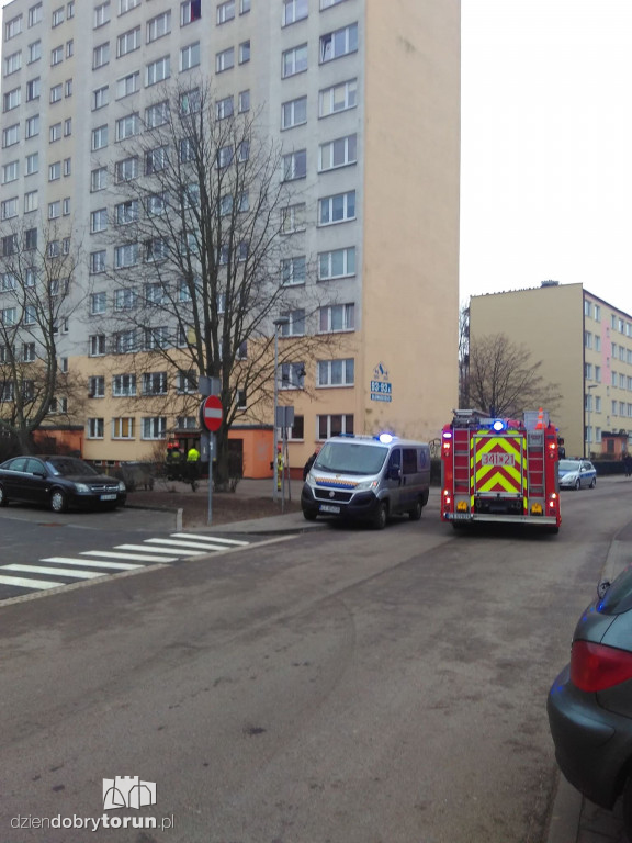 Zadymienie piwnicy przy Słowackiego