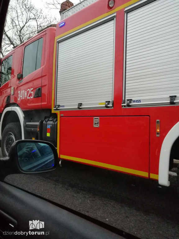 Pożar w budynku przy Kościuszki
