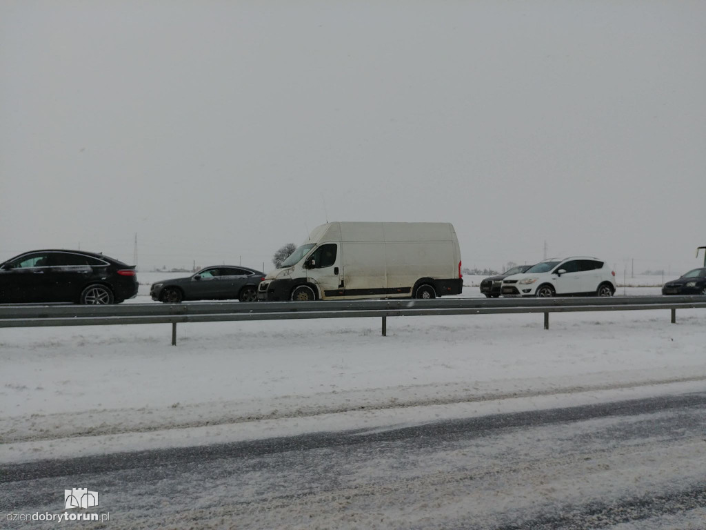 Groźny wypadek na autostradzie