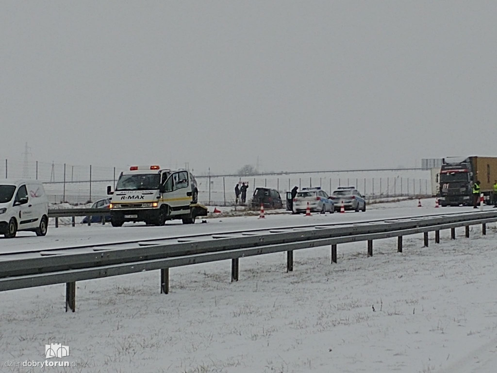 Groźny wypadek na autostradzie