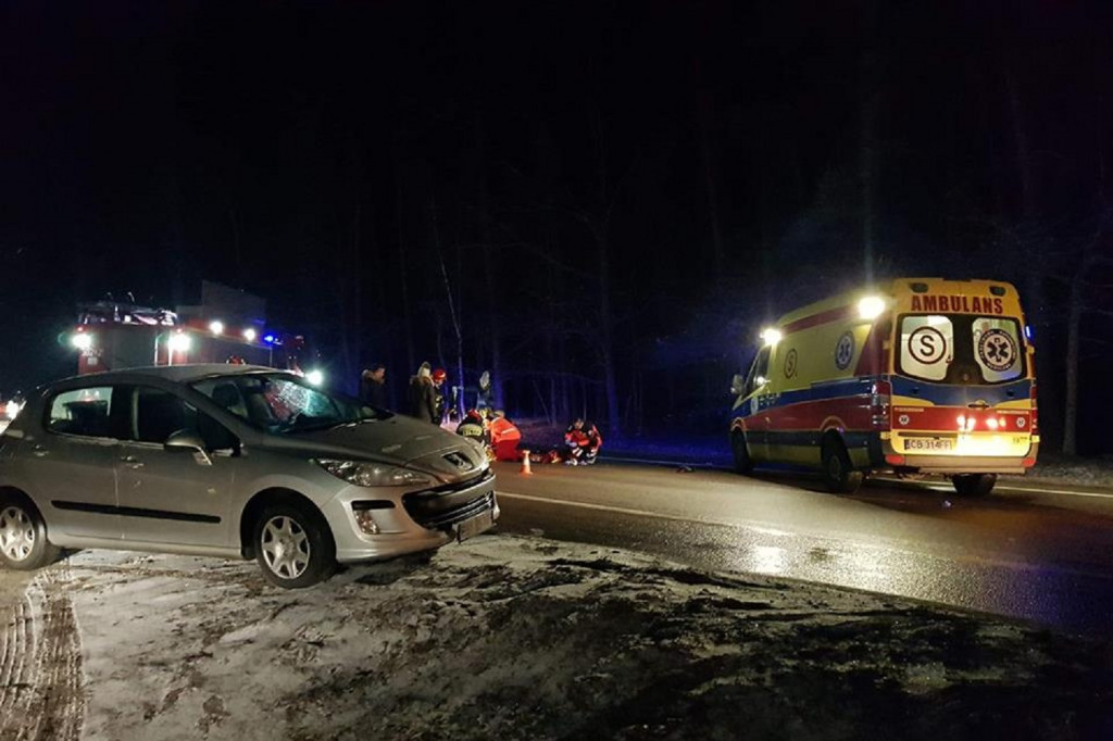 Tragiczny wypadek na DK80