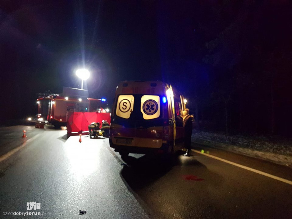 Tragiczny wypadek na DK80