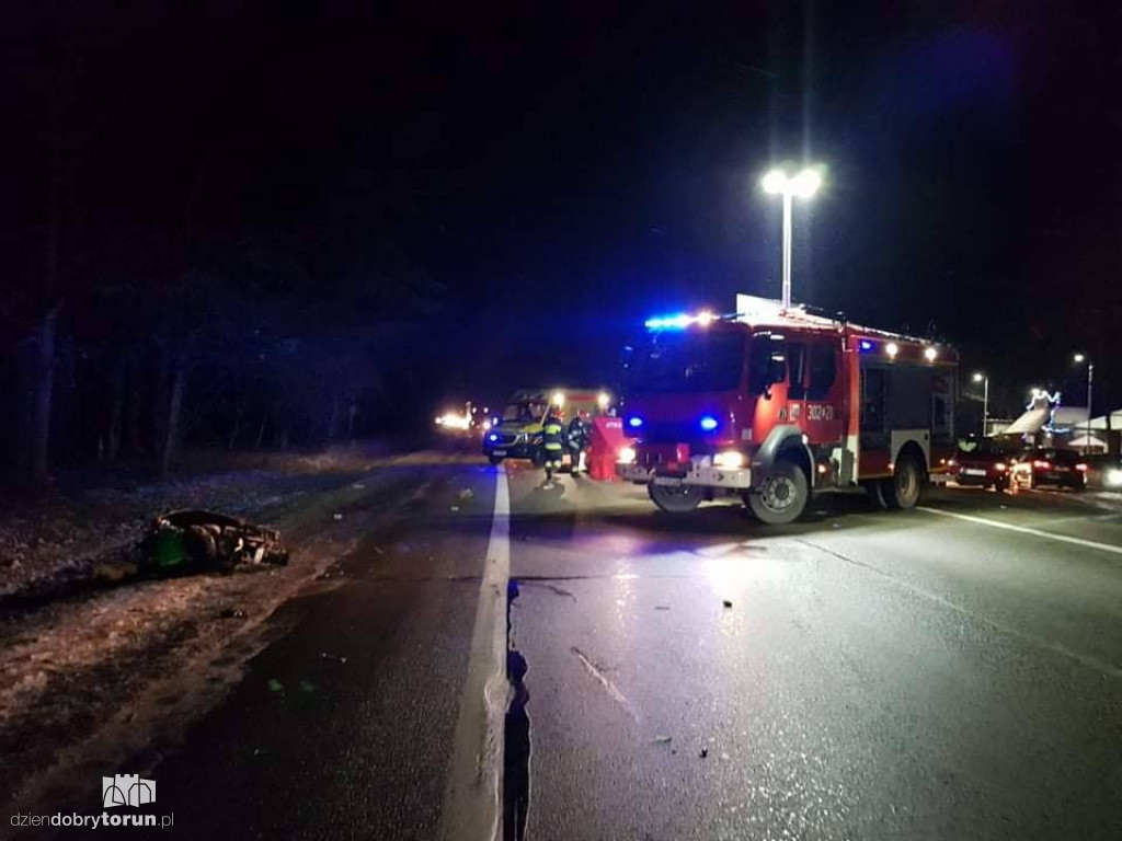 Tragiczny wypadek na DK80