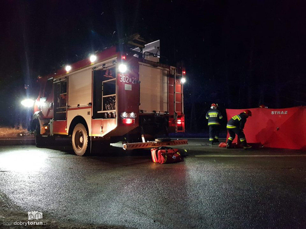 Tragiczny wypadek na DK80