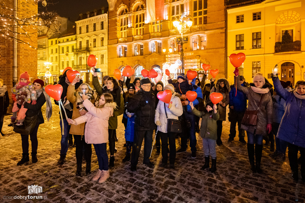 Toruń murem za Owsiakiem