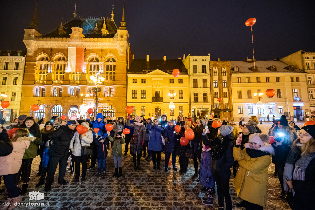 Toruń murem za Owsiakiem