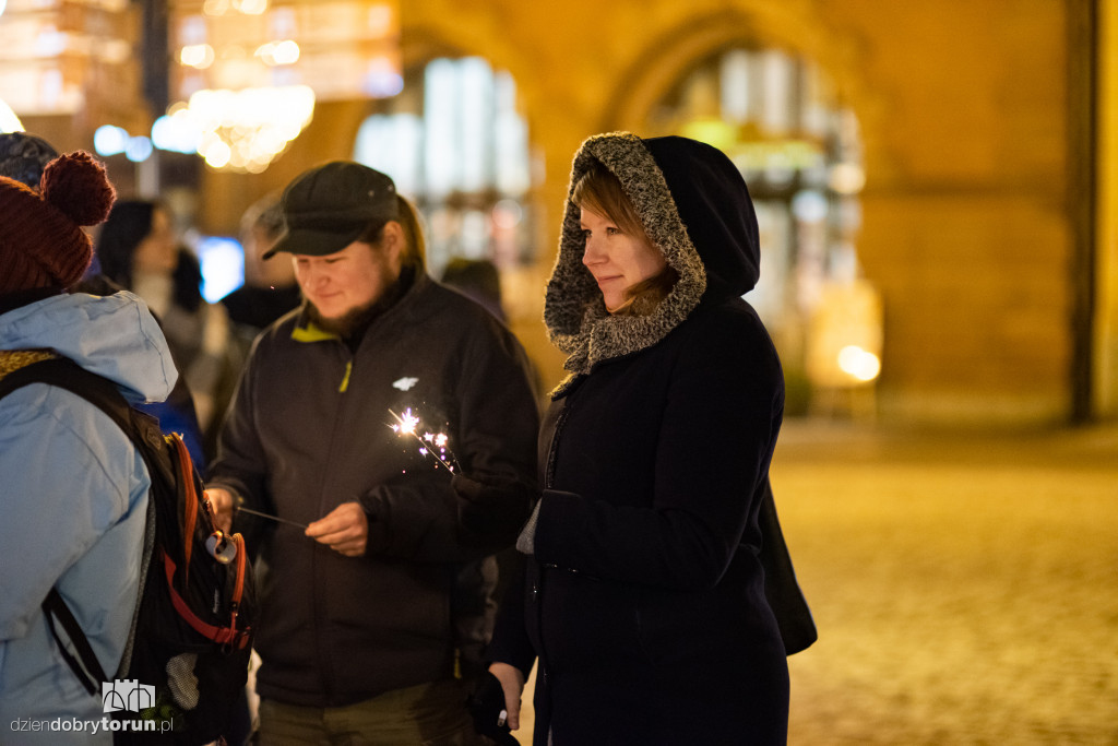 Toruń murem za Owsiakiem