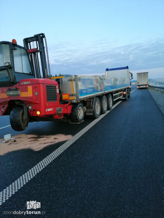 Groźny karambol na autostradzie A1