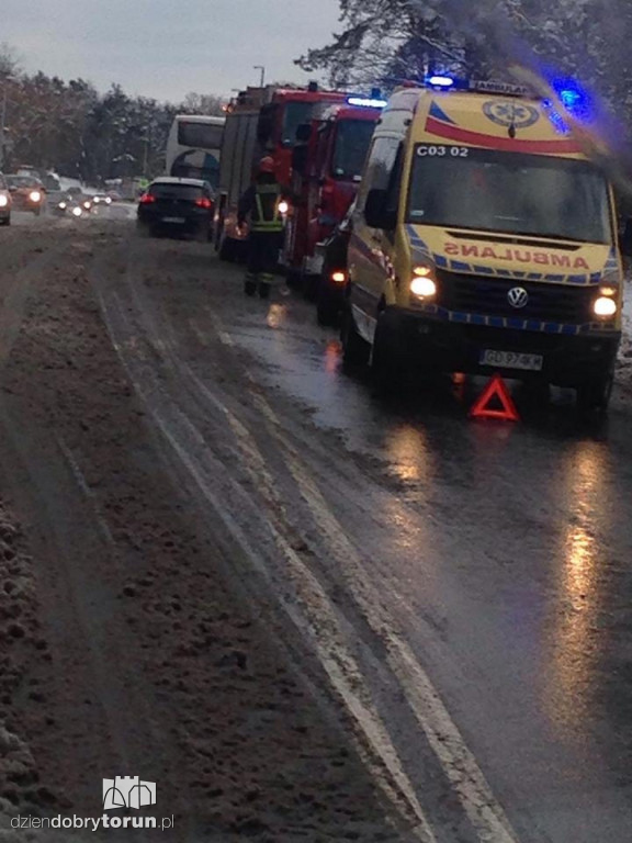 Wypadek na drodze krajowej 80