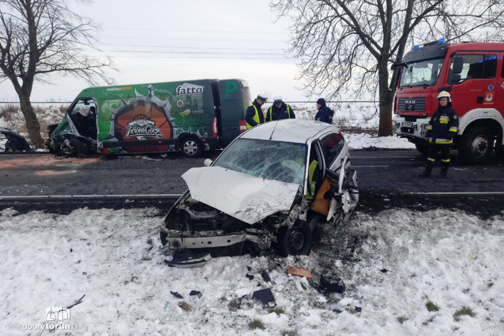 Wypadek na DK15. Koszykarze ranni