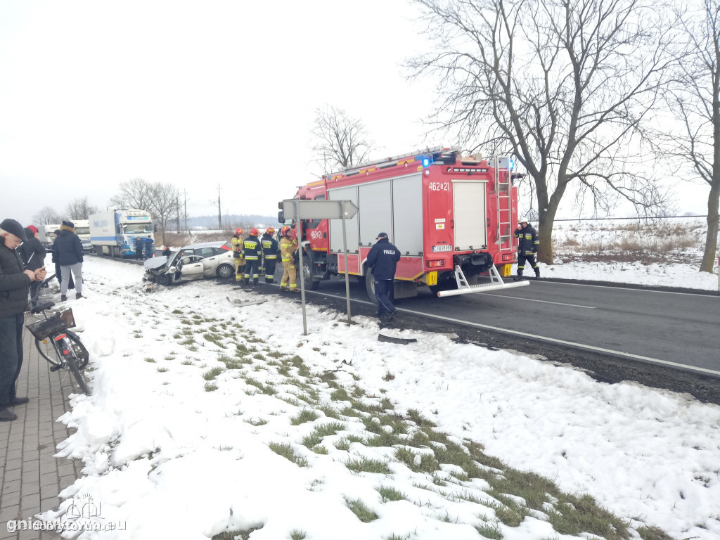Wypadek na DK15. Koszykarze ranni
