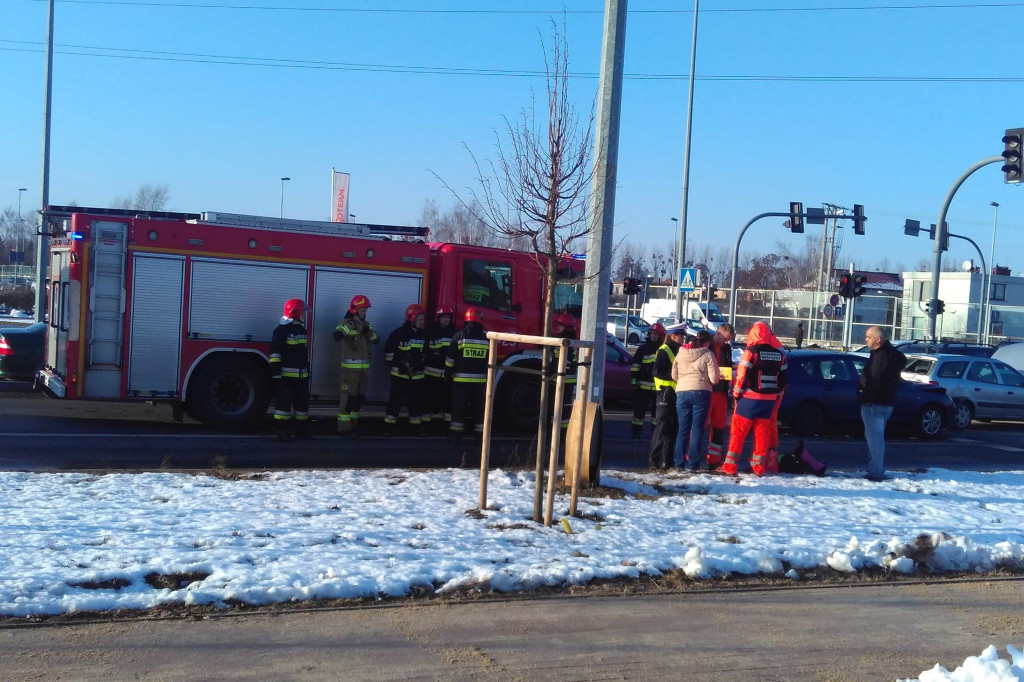 Groźna kolizja na ul. Olsztyńskiej