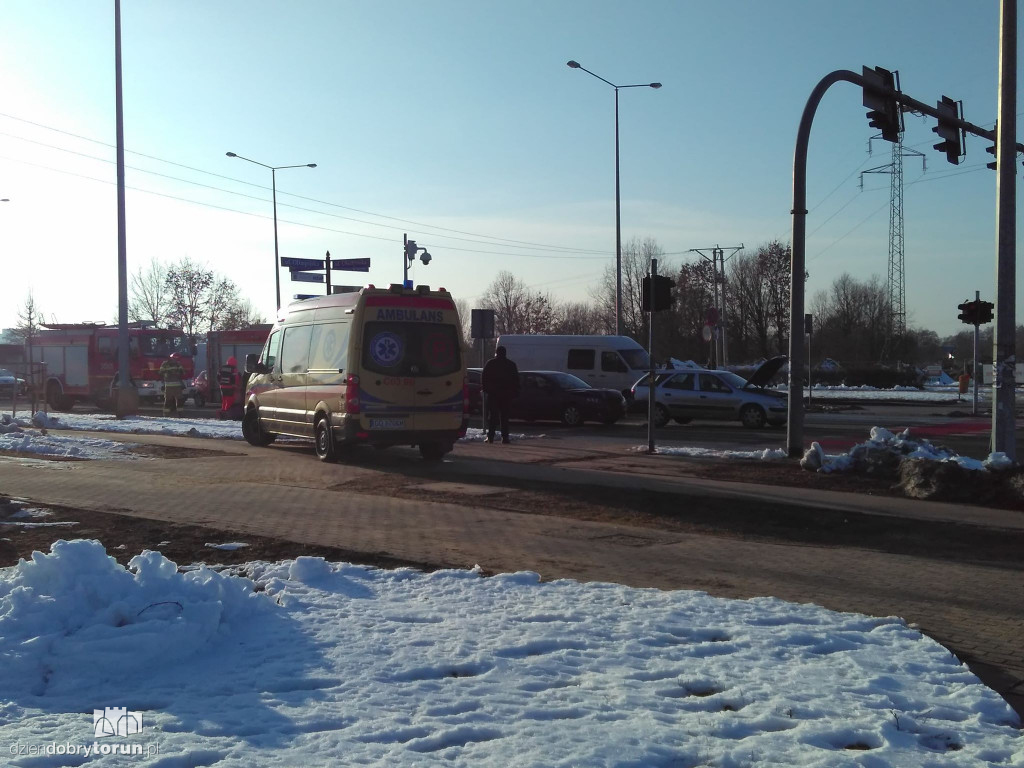 Groźna kolizja na ul. Olsztyńskiej