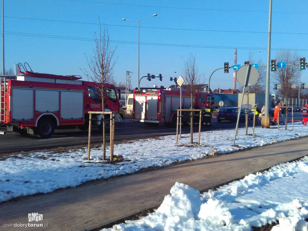 Groźna kolizja na ul. Olsztyńskiej