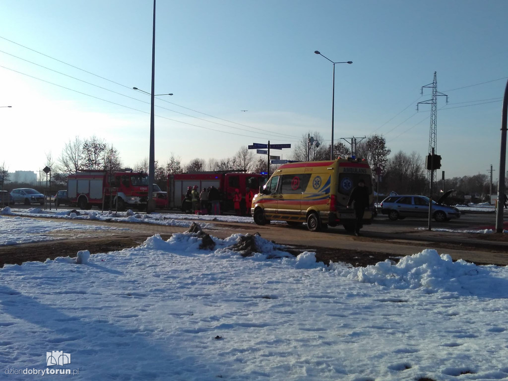 Groźna kolizja na ul. Olsztyńskiej