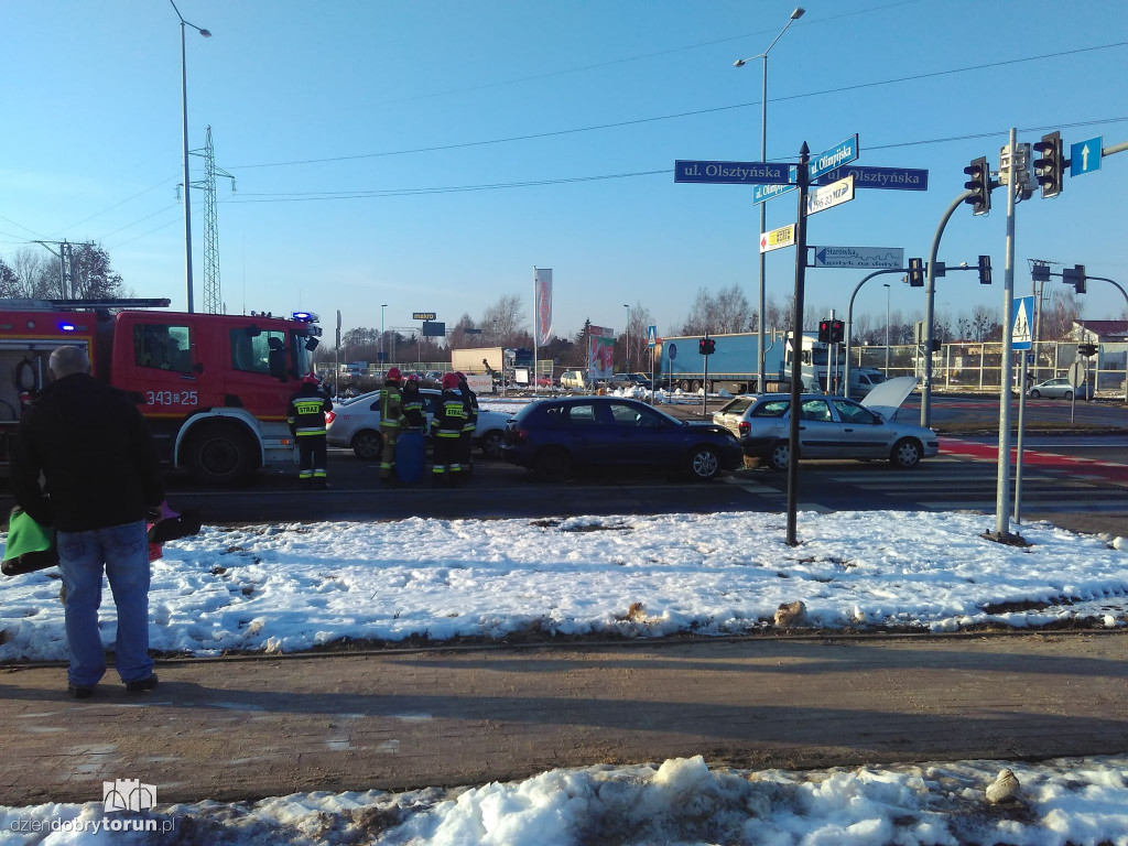 Groźna kolizja na ul. Olsztyńskiej