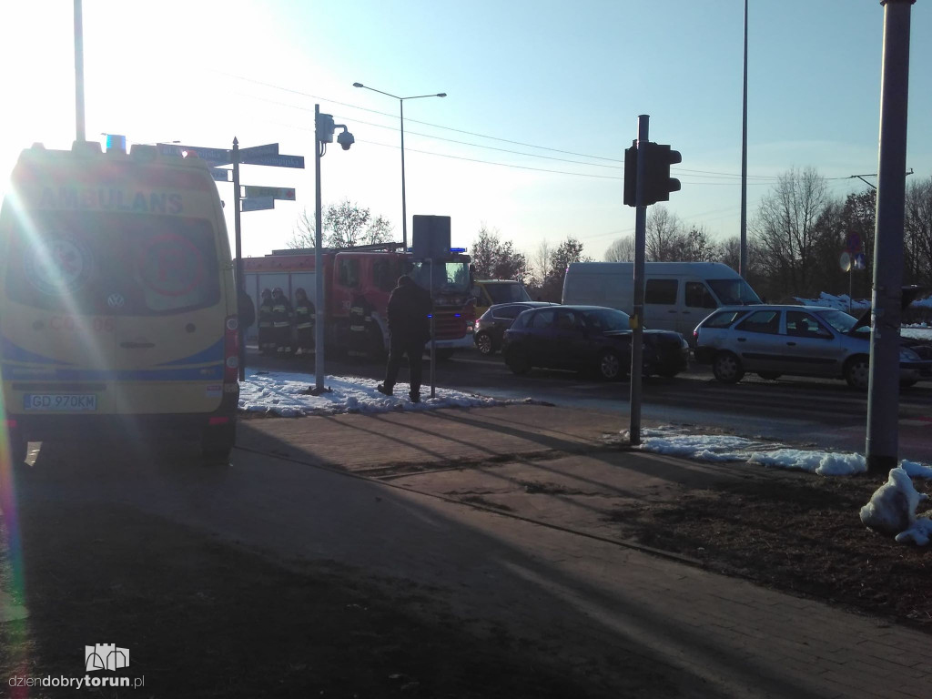 Groźna kolizja na ul. Olsztyńskiej