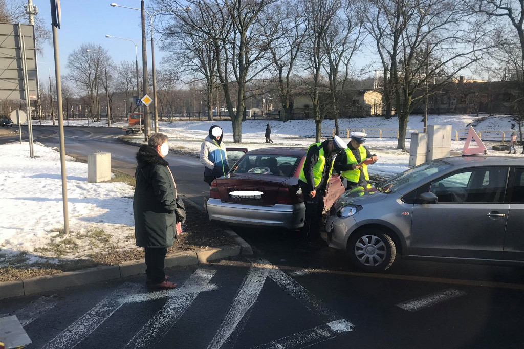 Groźna kolizja na placu Armii Krajowej