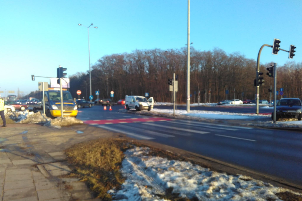 Kolizja na Szosie Lubickiej/Olimpijskiej