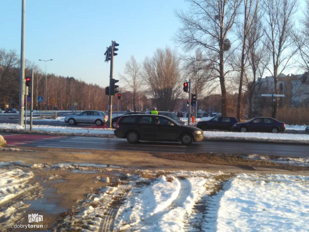 Kolizja na Szosie Lubickiej/Olimpijskiej