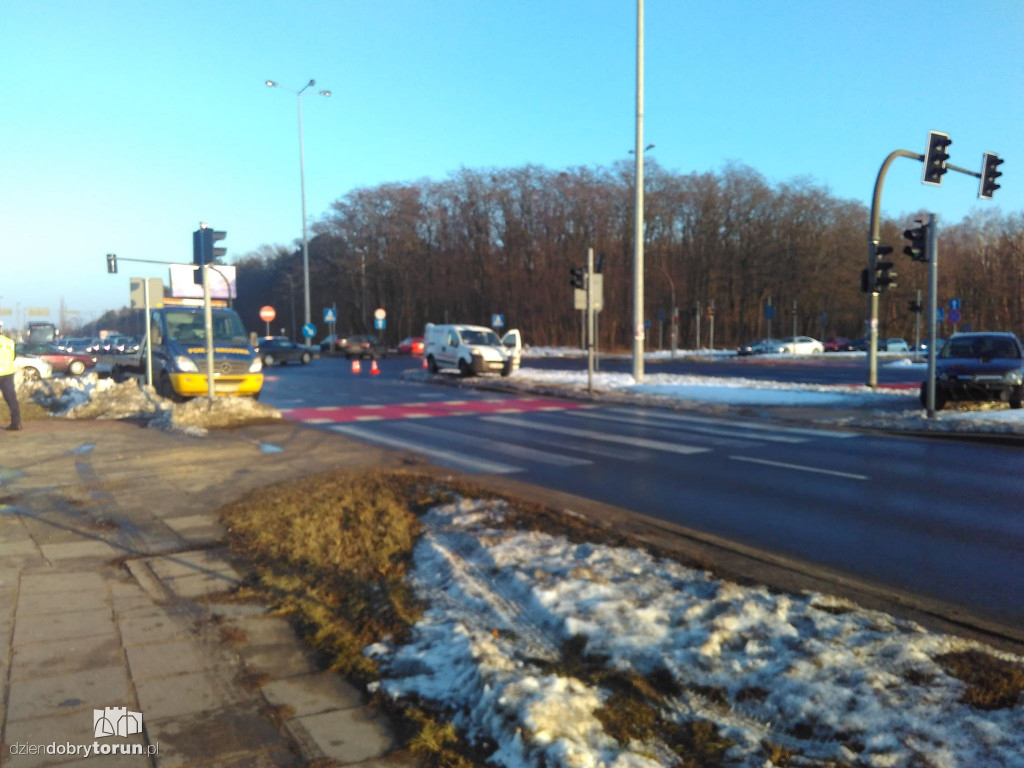 Kolizja na Szosie Lubickiej/Olimpijskiej