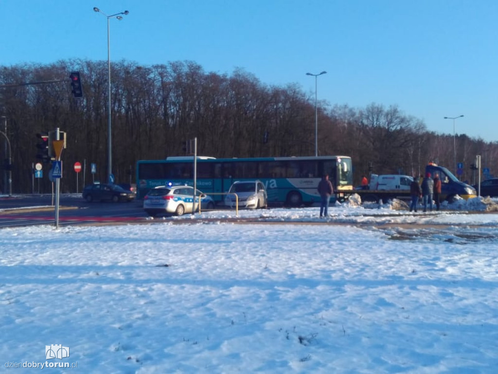 Kolizja na Szosie Lubickiej/Olimpijskiej