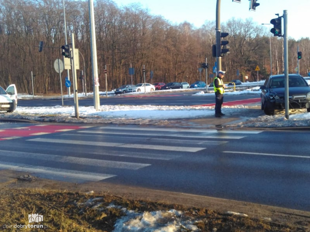 Kolizja na Szosie Lubickiej/Olimpijskiej