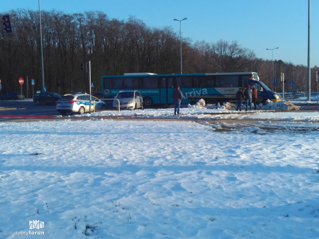 Kolizja na Szosie Lubickiej/Olimpijskiej