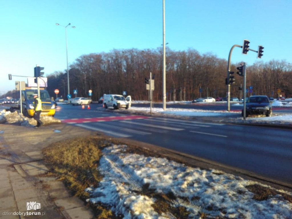 Kolizja na Szosie Lubickiej/Olimpijskiej