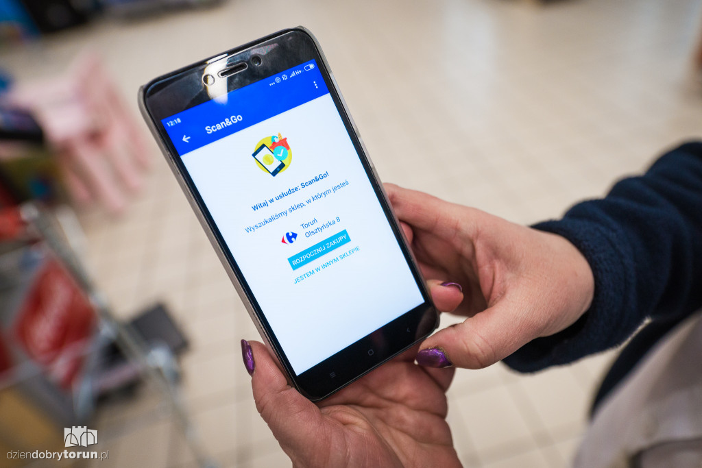 Nowa aplikacja Scan & go w Carrefour