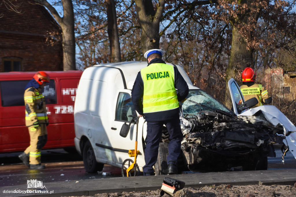 Groźne zderzenie na DK62