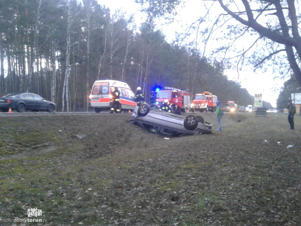 Wypadek na DK10 niedaleko Solca Kujawskiego