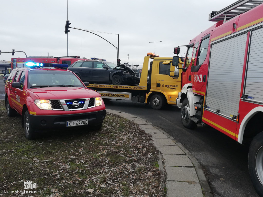 Kolizja na Szosie Lubickiej