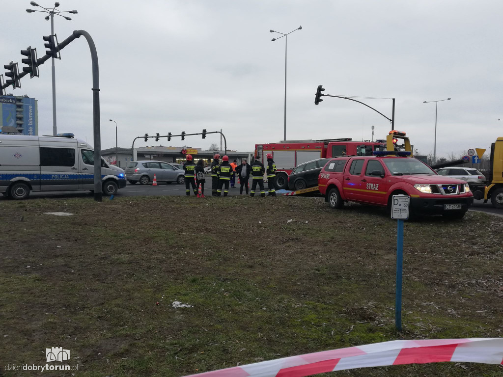 Kolizja na Szosie Lubickiej
