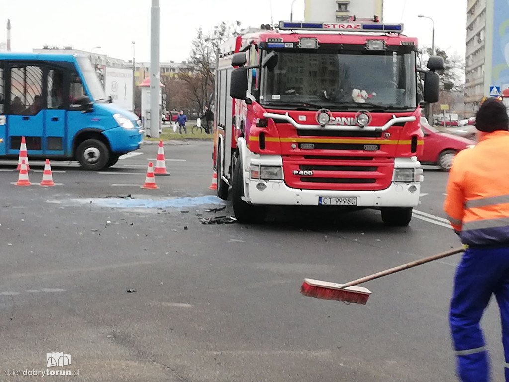 Kolizja na Szosie Lubickiej