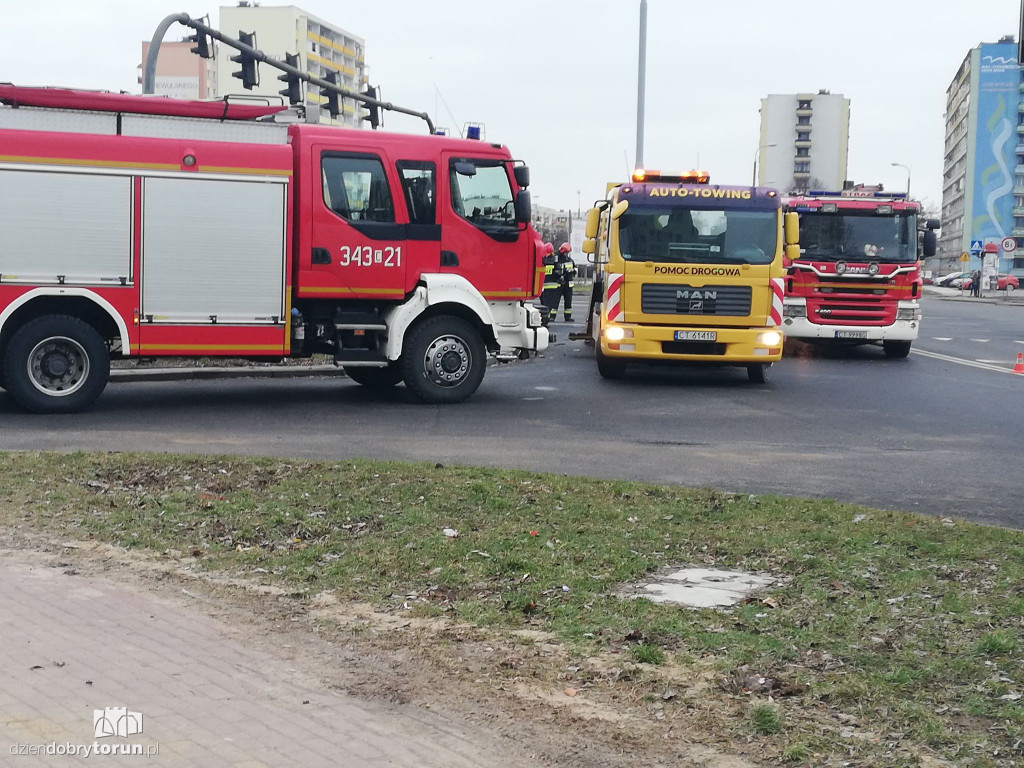 Kolizja na Szosie Lubickiej