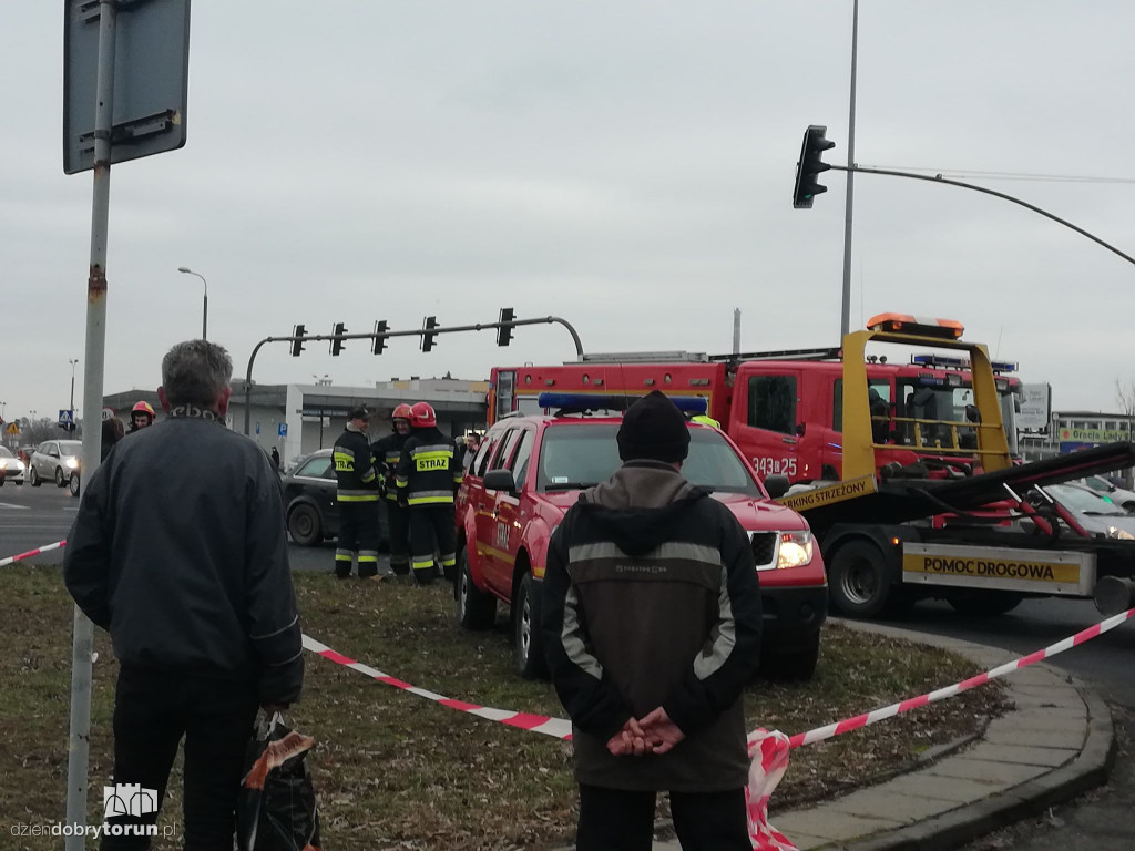 Kolizja na Szosie Lubickiej