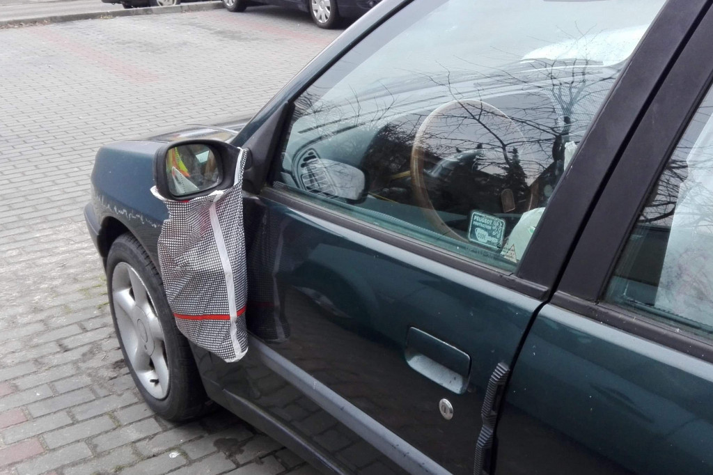 Niecodzienny widok przy Gałczyńskiego