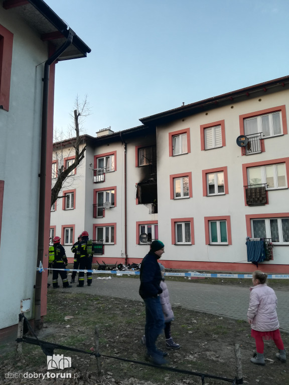 Wybuch gazu w mieszkaniu na Podgórzu