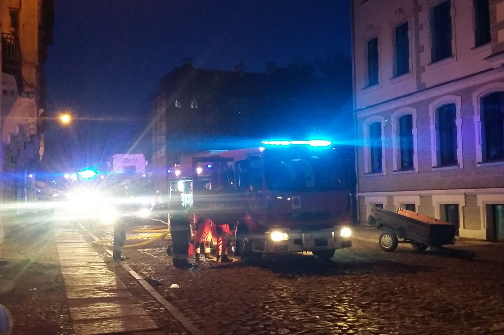 Pożar w mieszkaniu przy Warszawskiej