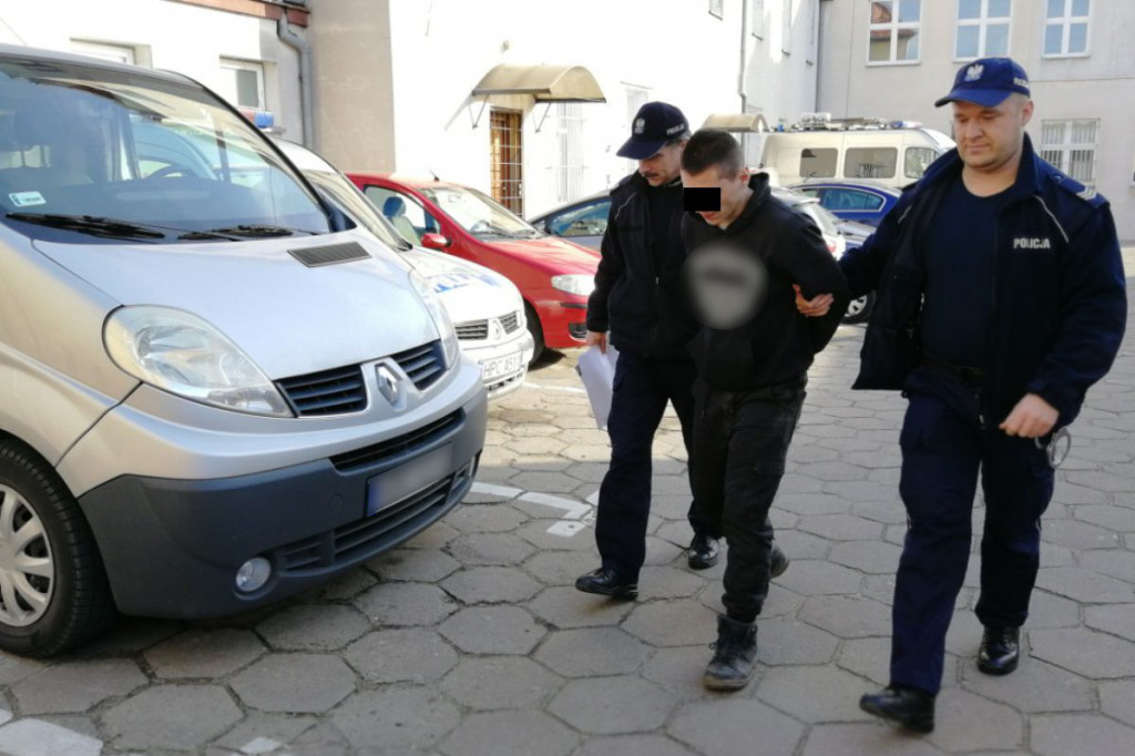 22-letni mężczyzna trafił do aresztu