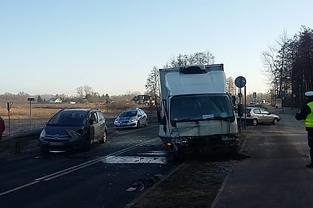 Zderzenie na ulicy Nieszawskiej
